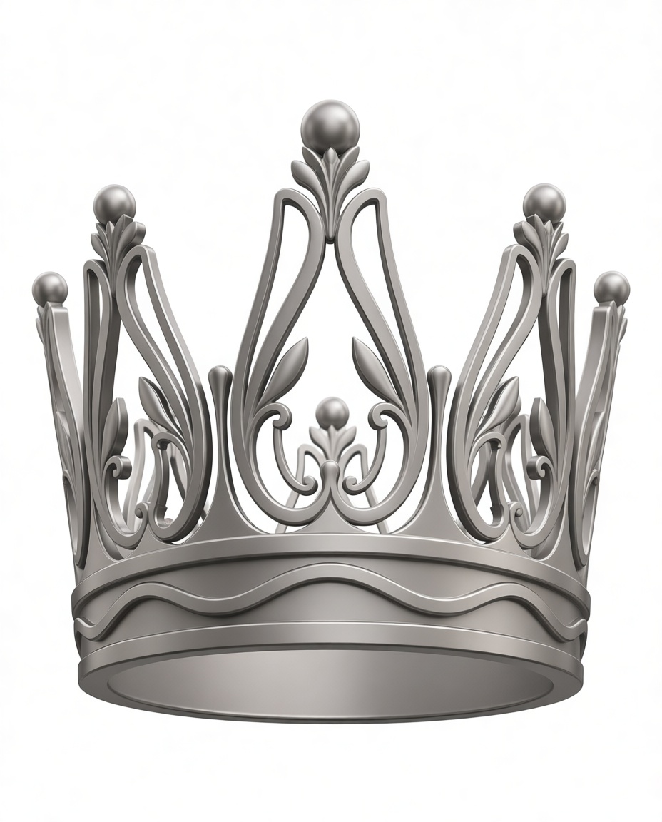 Ornate Royal Crown free 3D printable STL