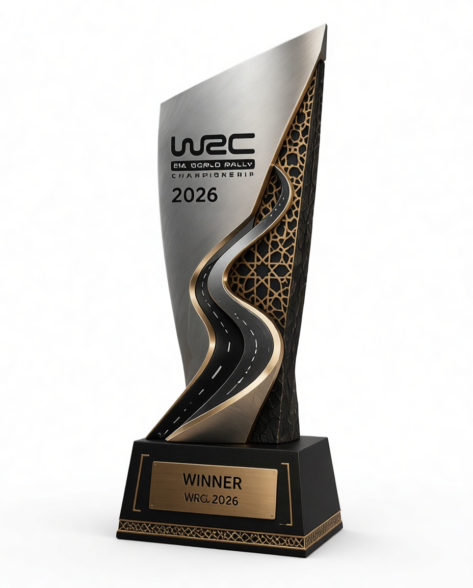 WRC 2026 Winner Trophy free 3D printable STL