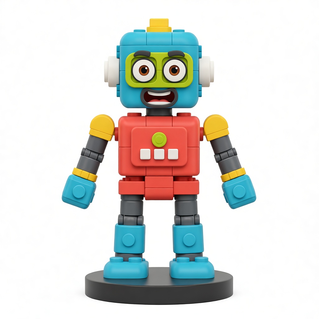 Retro Toy Robot Figurine free 3D printable STL