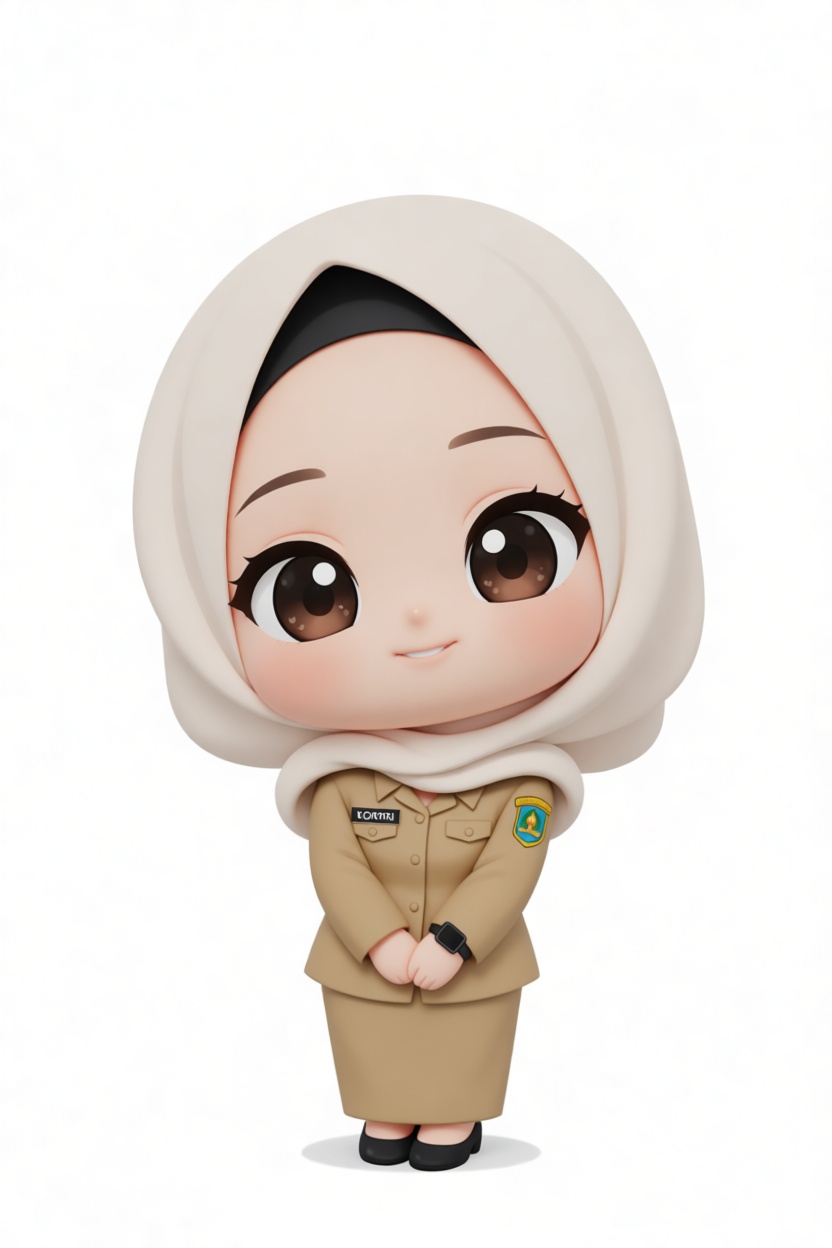 Hijab Woman Figurine free 3D printable STL