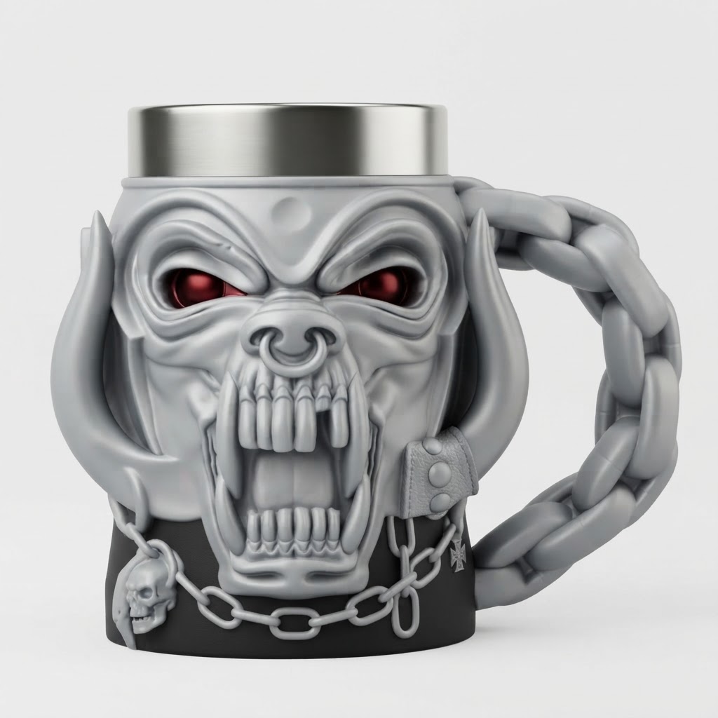 Eddie Tankard Mug free 3D printable STL