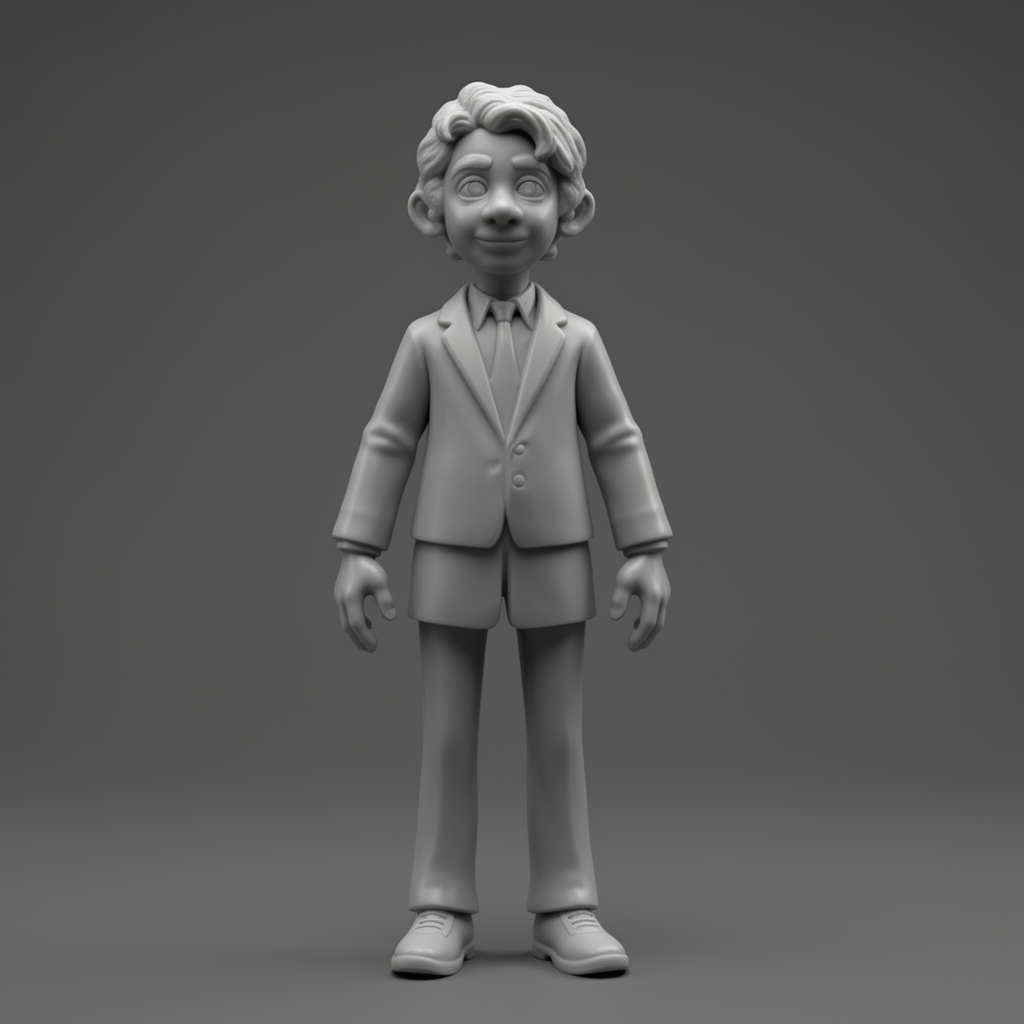 Benjamim Figurine free 3D printable STL