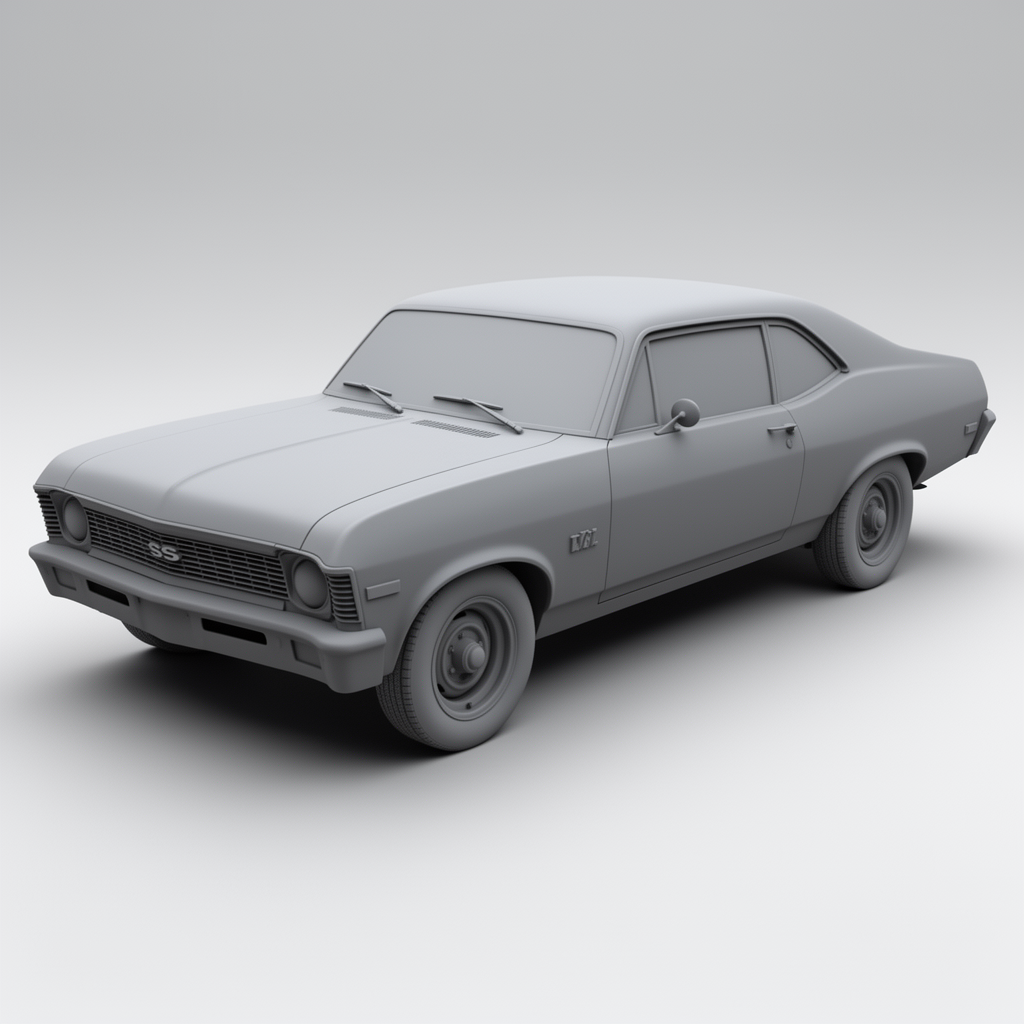1970 Chevy Nova SS Model free 3D printable STL