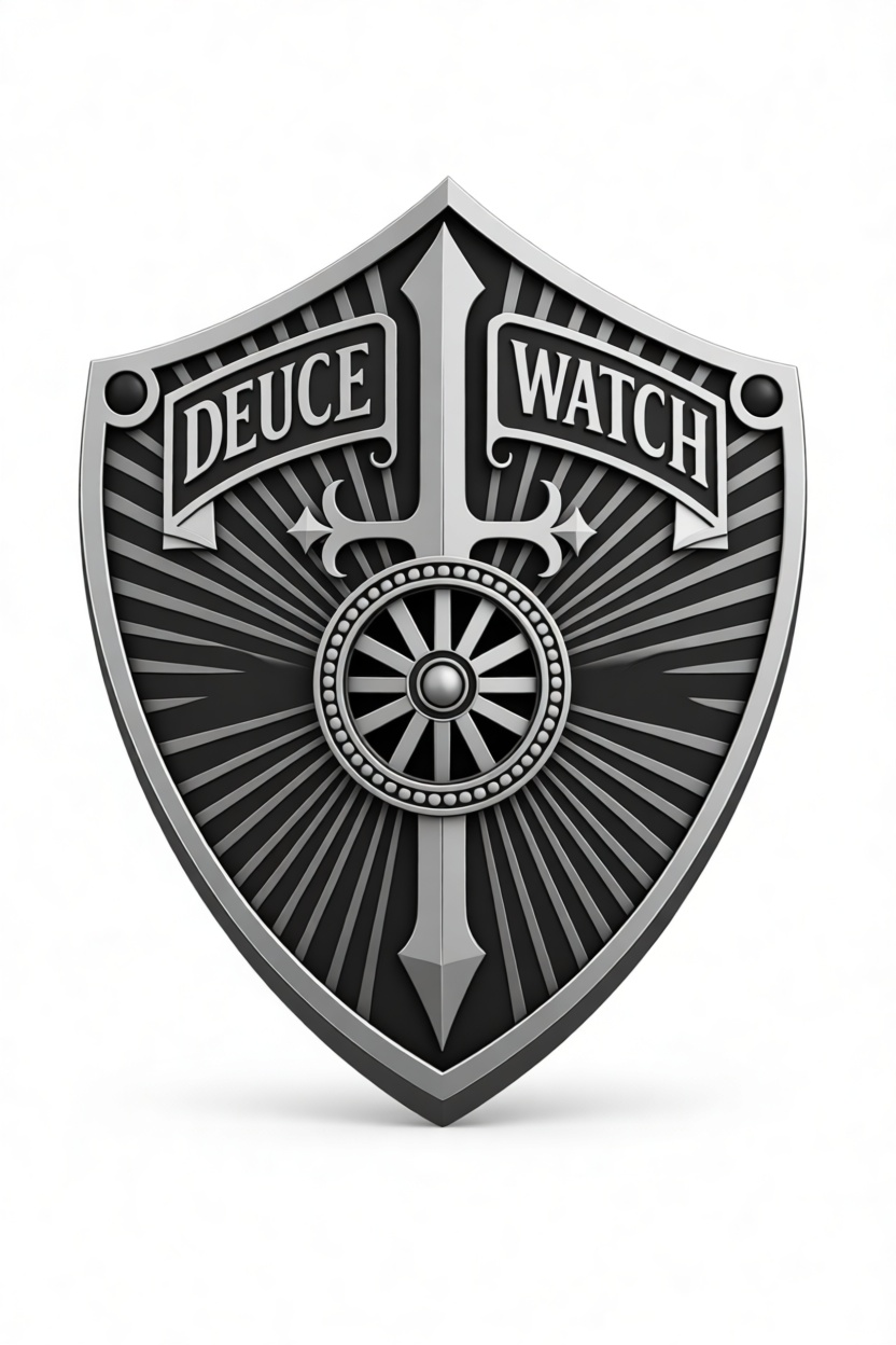Deuce Watch Shield free 3D printable STL