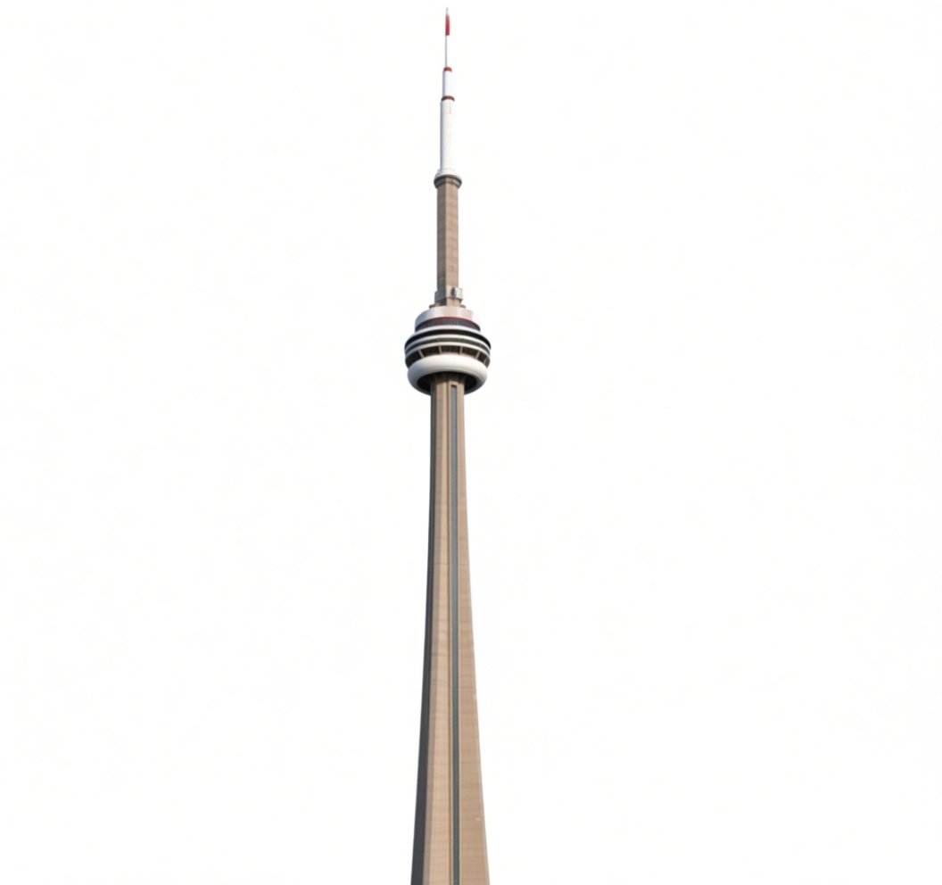 CN Tower Model free 3D printable STL