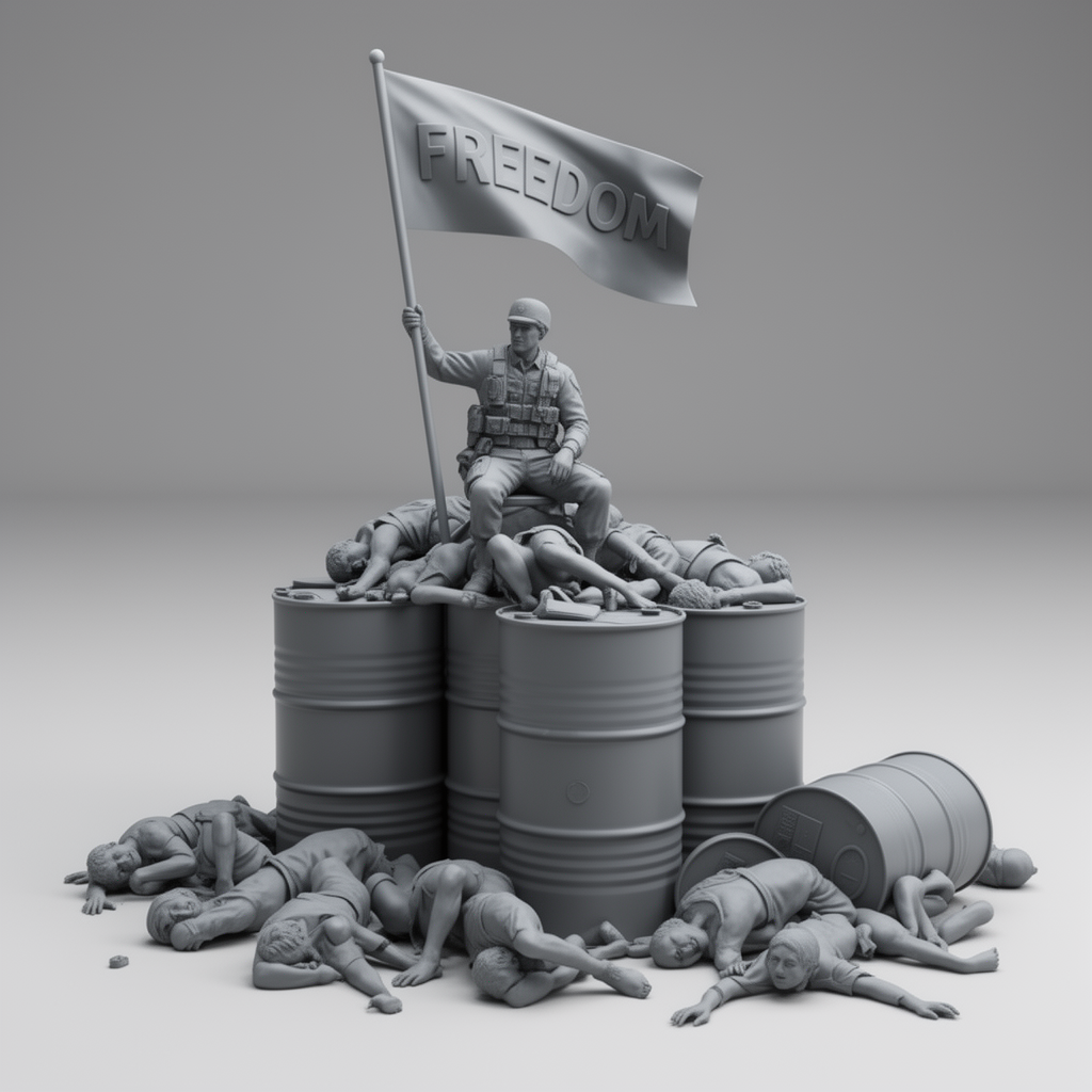 Freedom Soldier Figurine free 3D printable STL