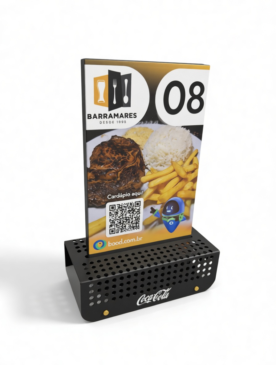 Restaurant Table Number Stand free 3D printable STL