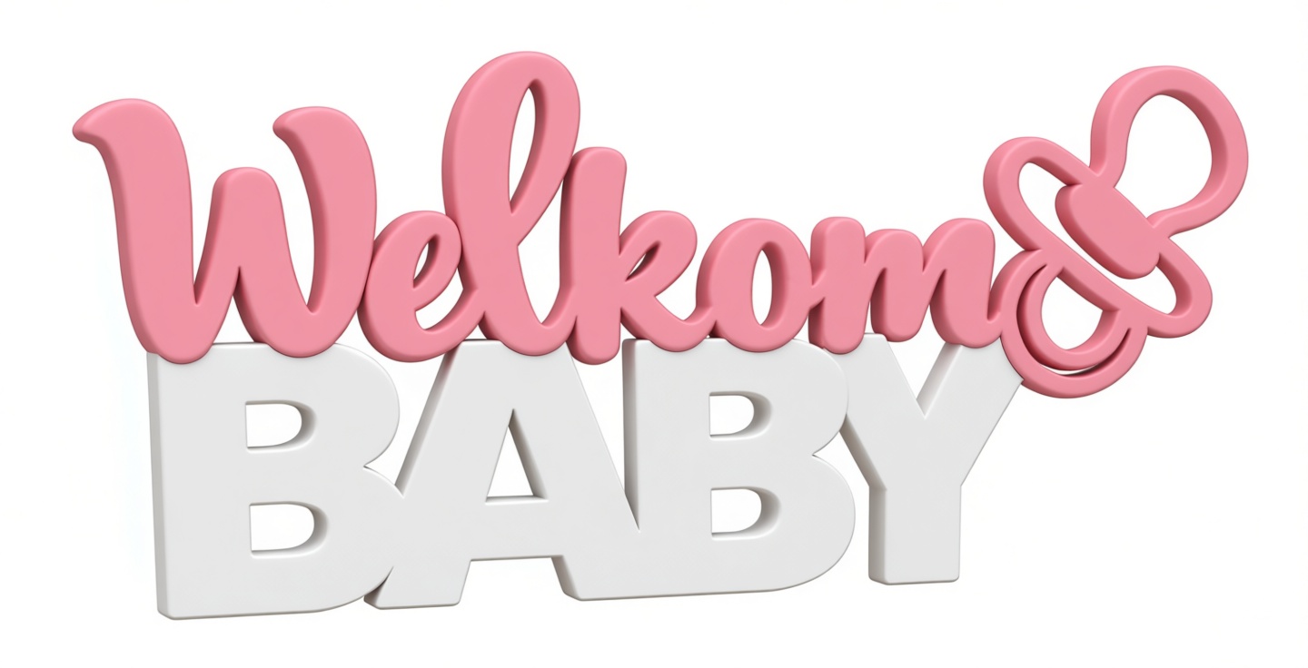 Welkom Baby Sign free 3D printable STL