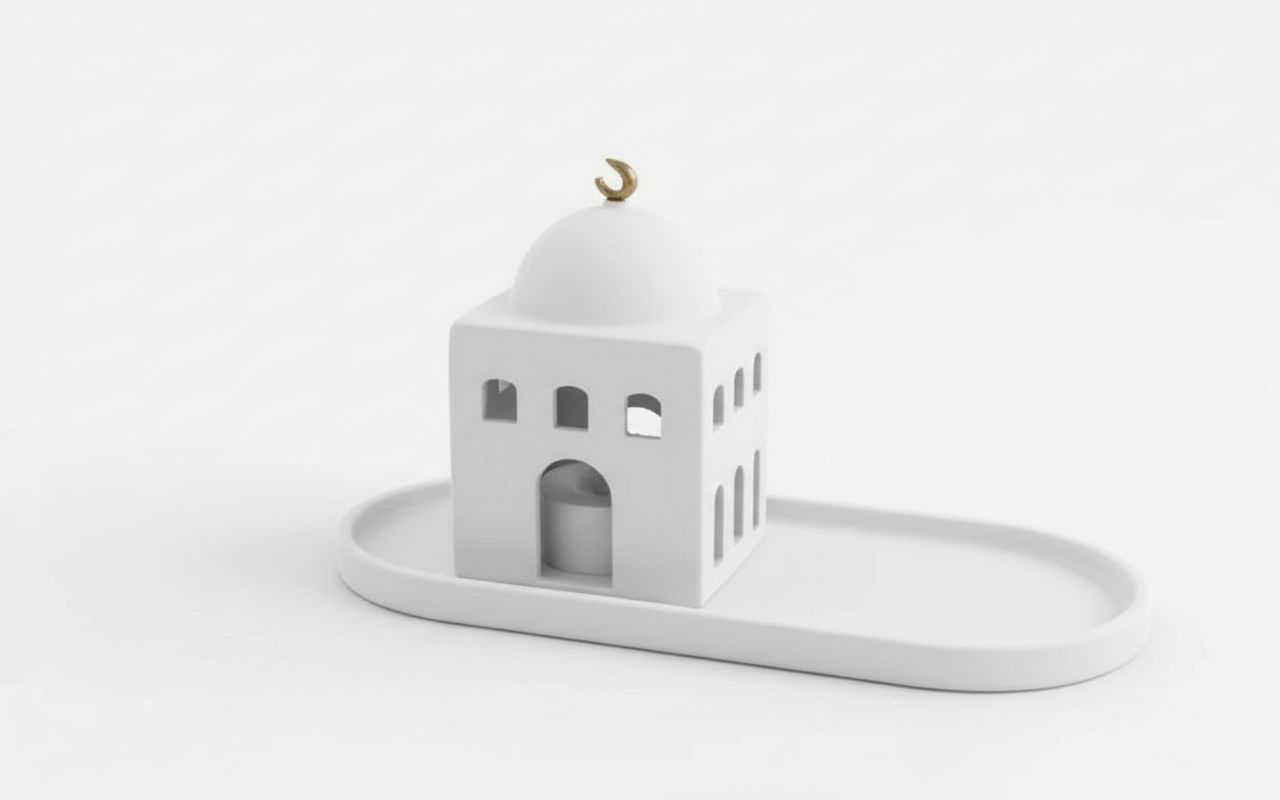 Minimalist Mosque Model free 3D printable STL