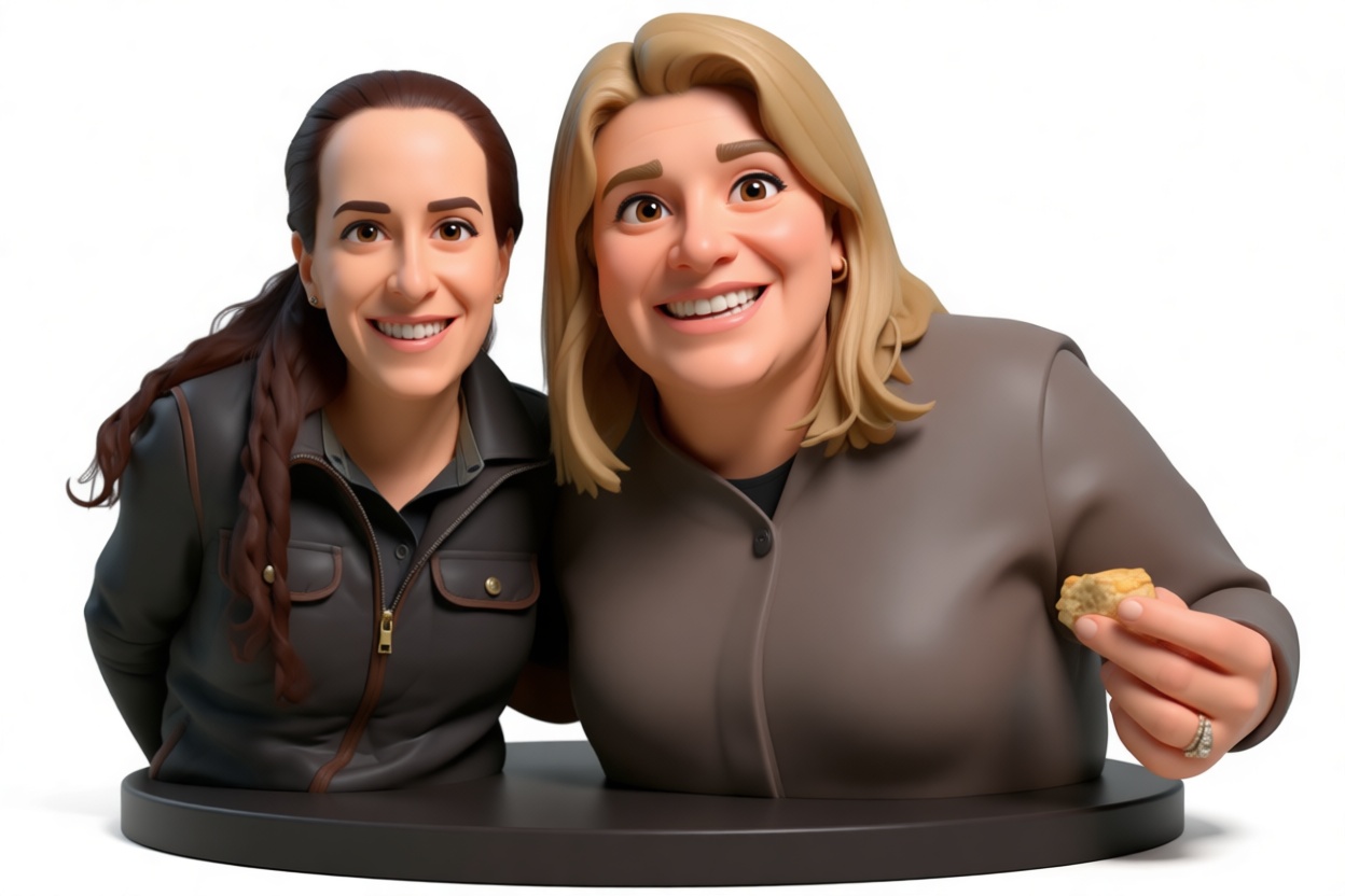 Two Women Busts free 3D printable STL