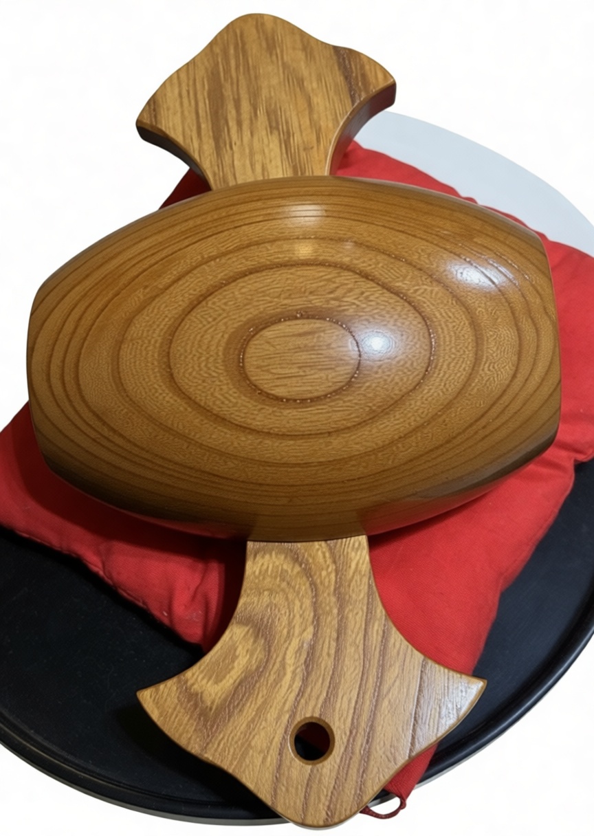 Wooden Turtle Decorative Plate free 3D printable STL