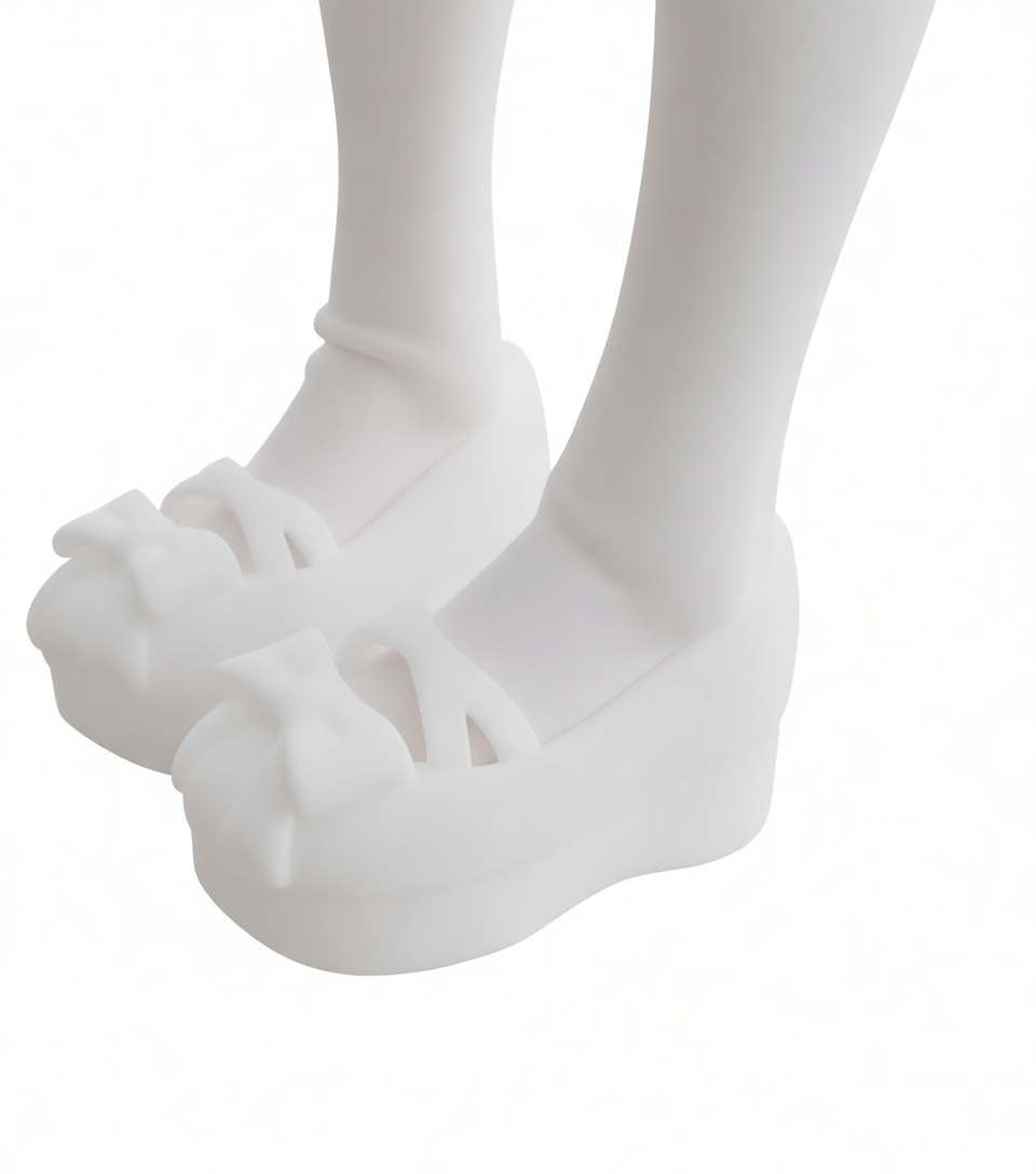 Platform Mary Jane Shoes Figurine free 3D printable STL