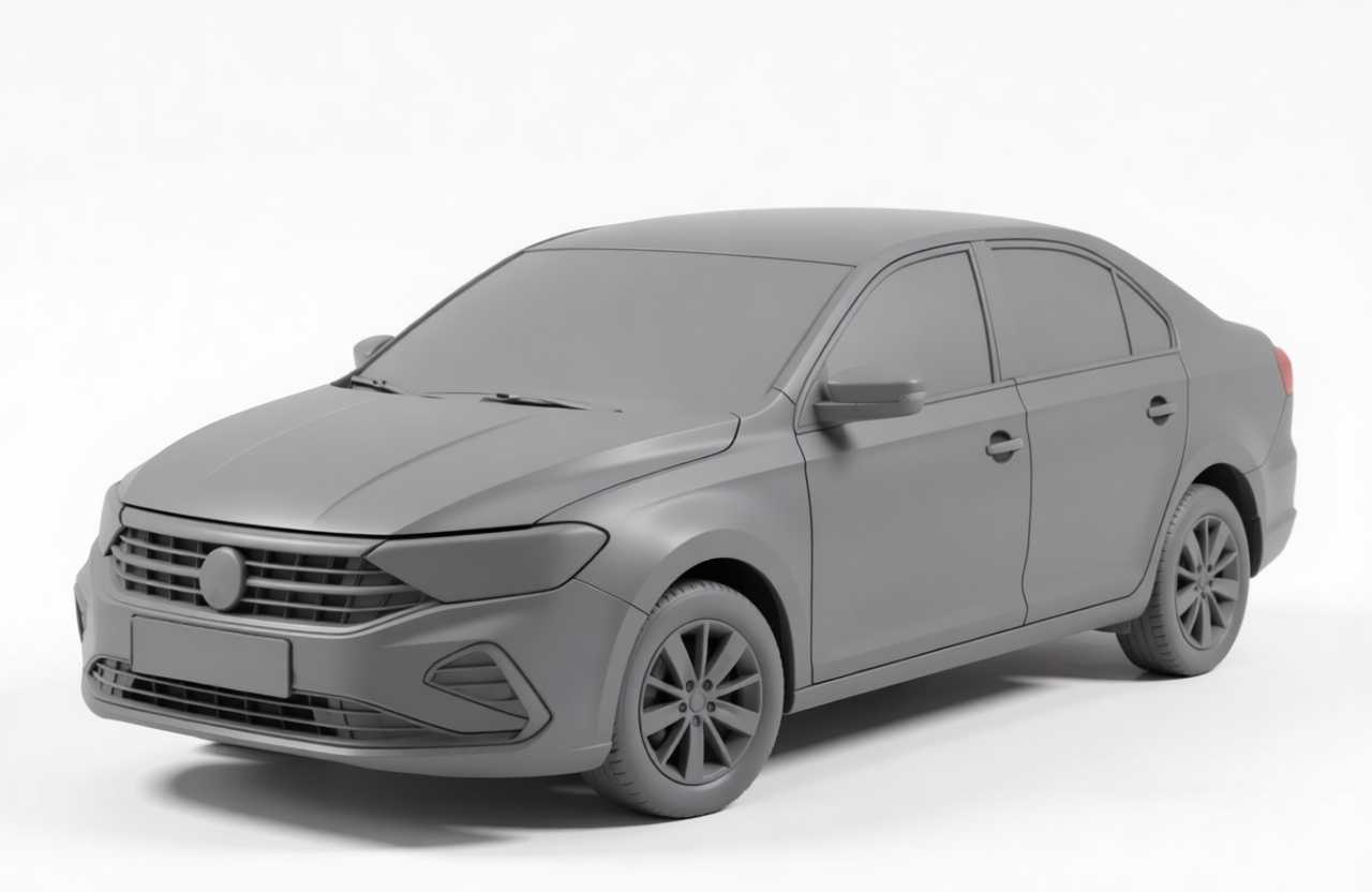 Volkswagen Virtus Model free 3D printable STL