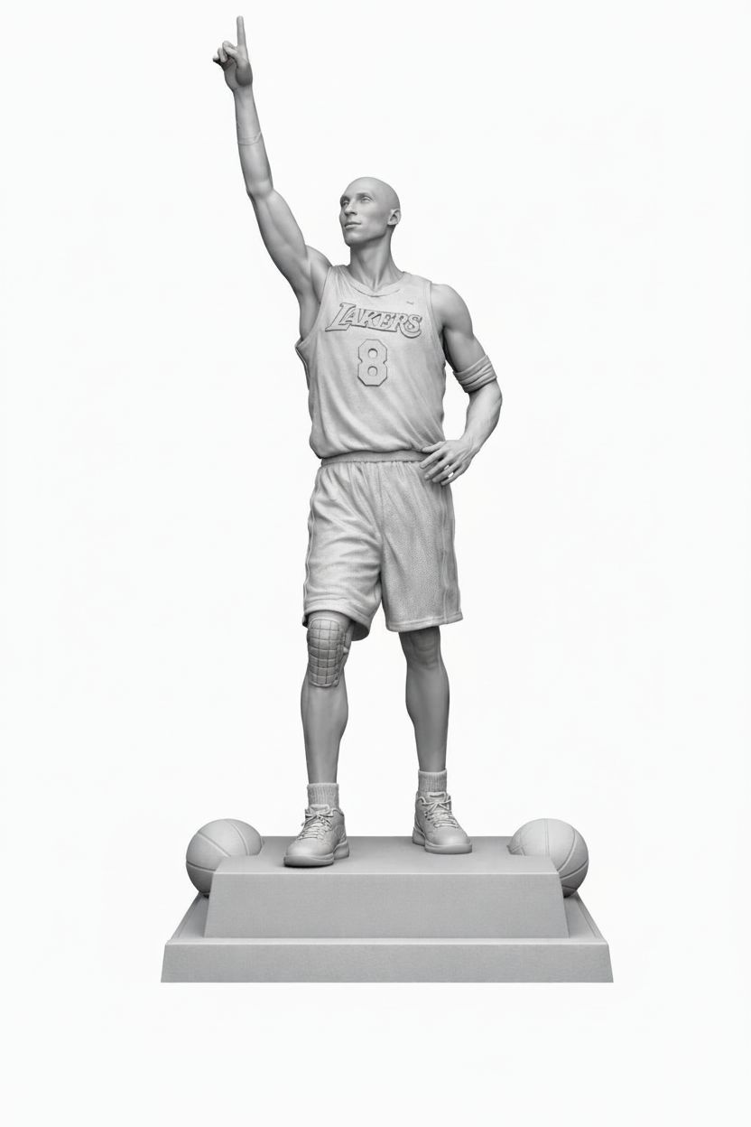 Kobe Bryant Statue free 3D printable STL