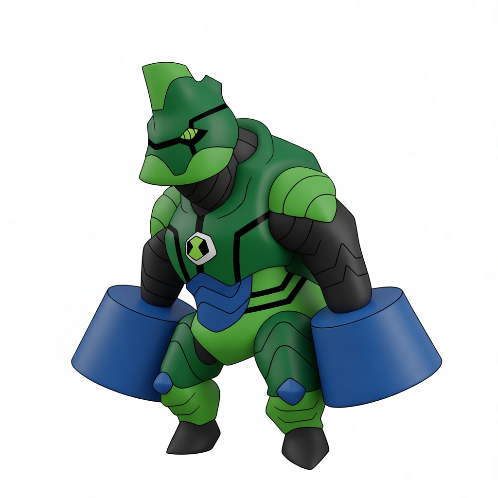 Upgrade Alien XLR8 Figurine free 3D printable STL