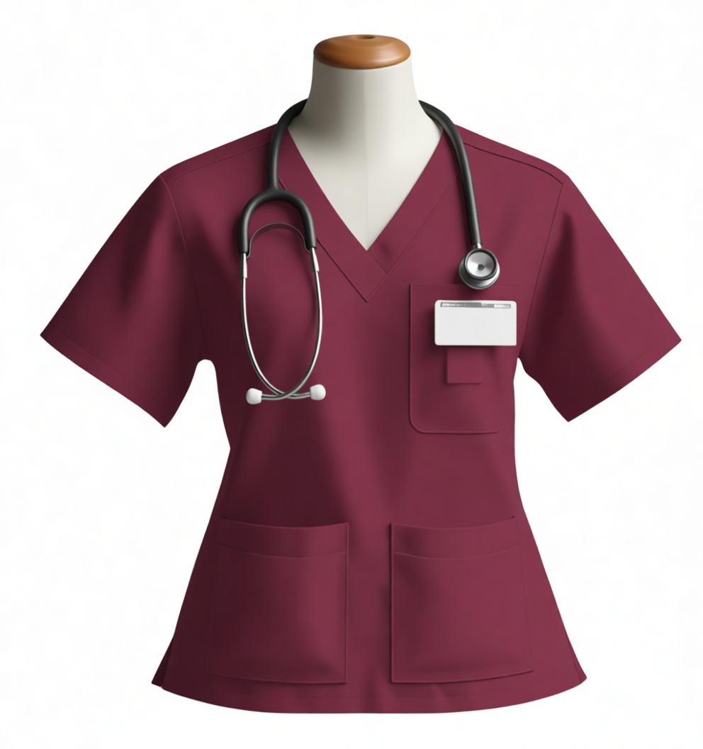 Medical Scrubs Shirt Model free 3D printable STL