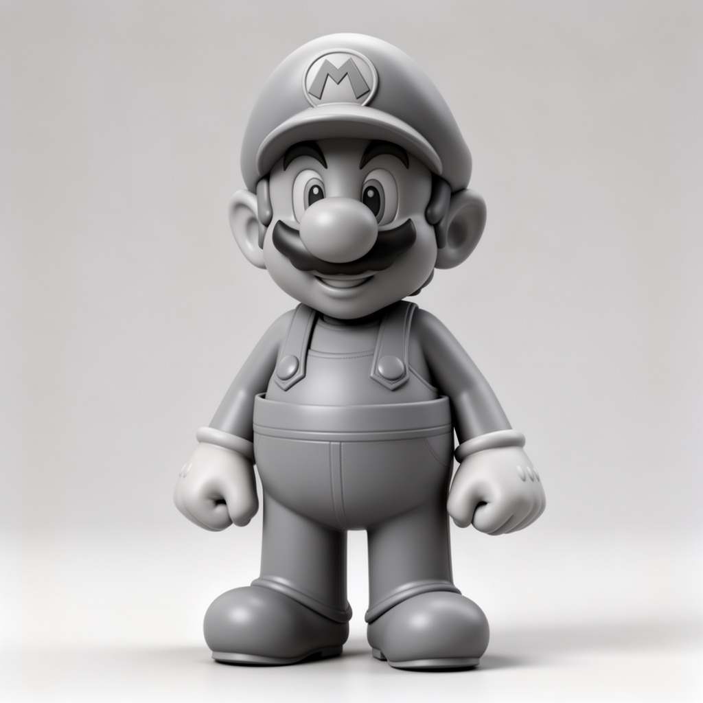 Super Mario Pen Holder free 3D printable STL