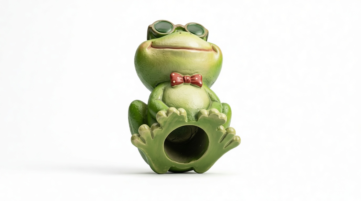 Frog Figurine with Bowtie free 3D printable STL