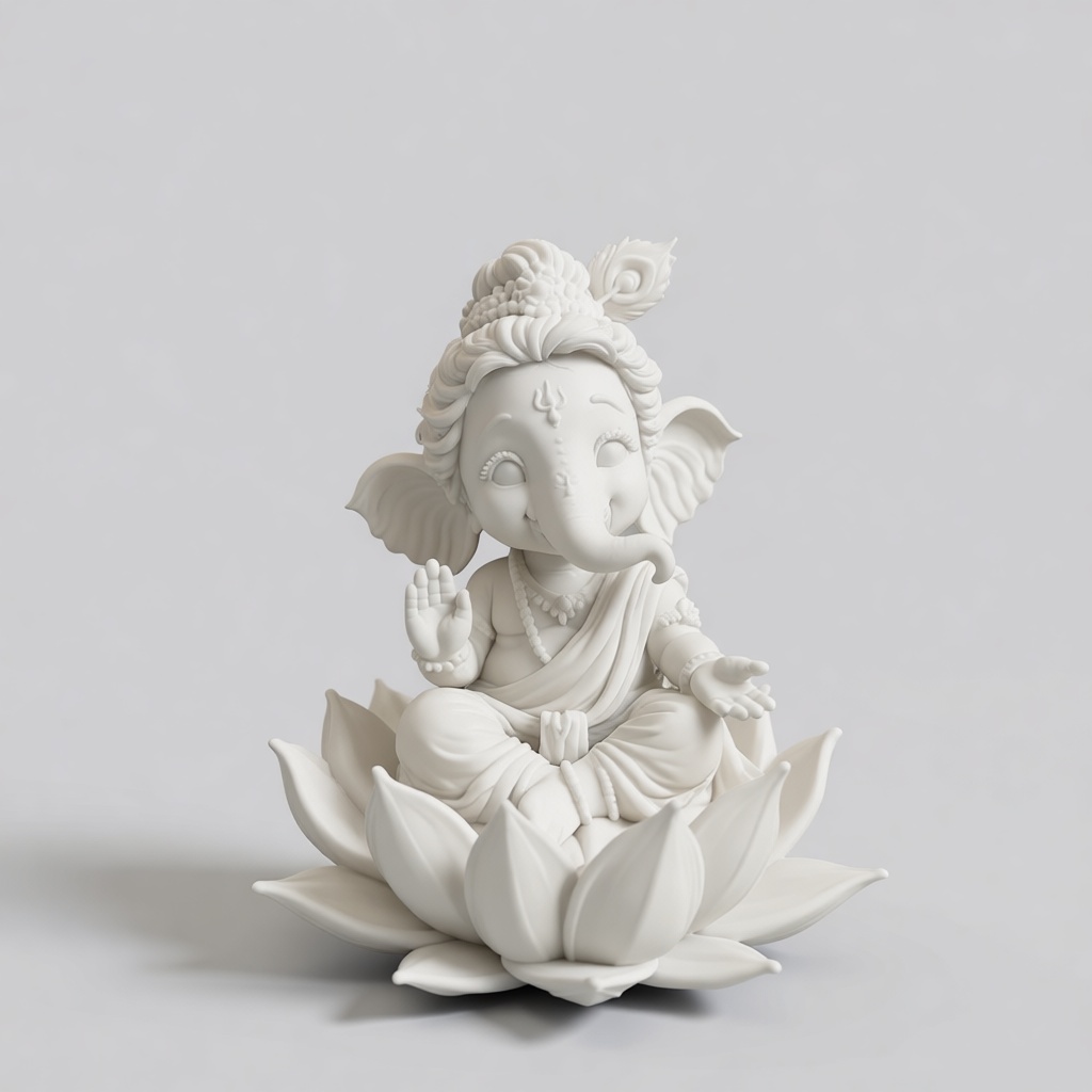 Ganesha Statue Figurine free 3D printable STL
