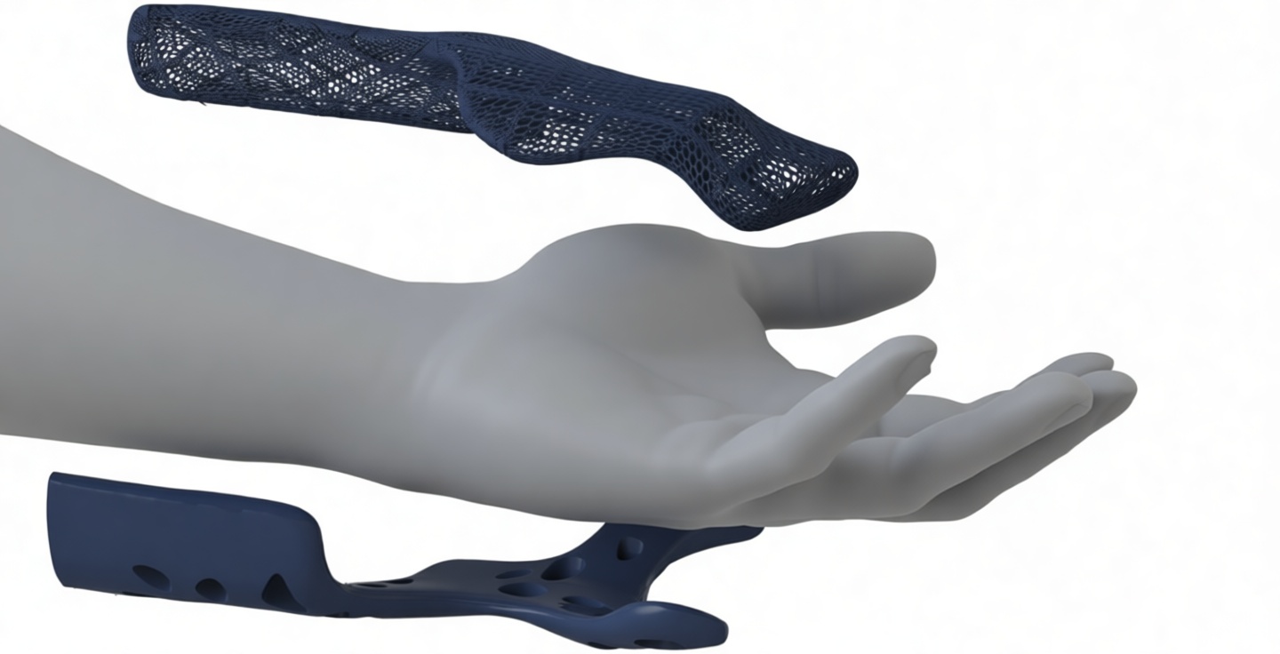 Orthotic Wrist Brace Model