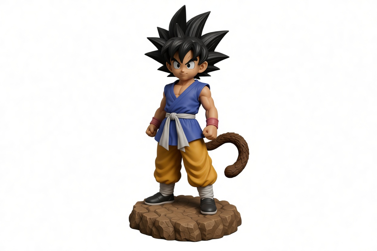 Kid Goku Figurine free 3D printable STL