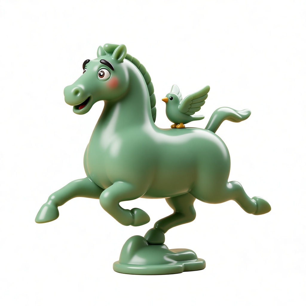 Cartoon Horse Figurine free 3D printable STL