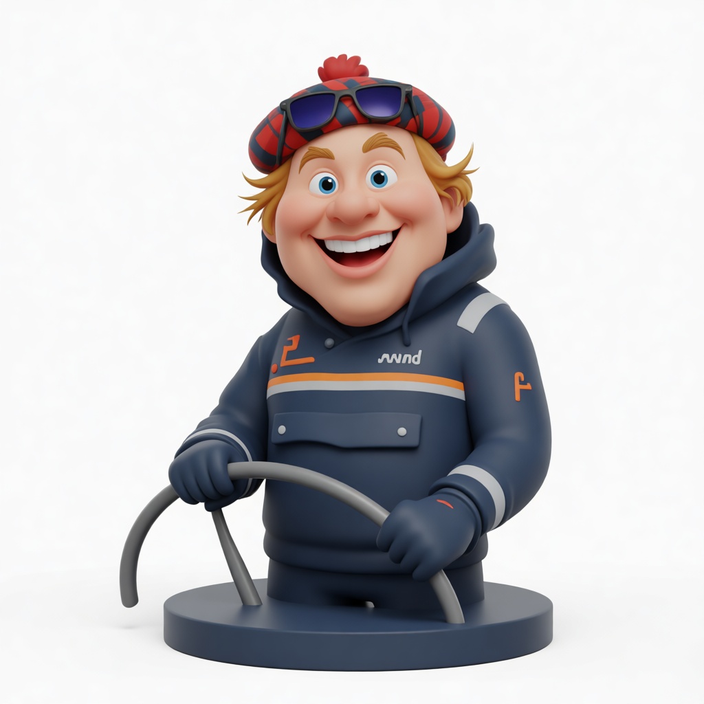 Happy Sailor Bust free 3D printable STL