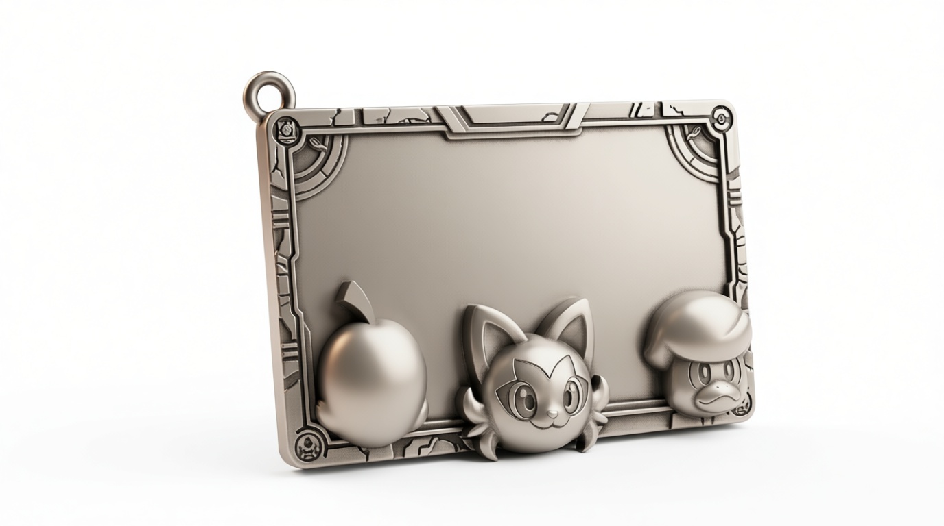 Pokémon Trading Card Pendant free 3D printable STL
