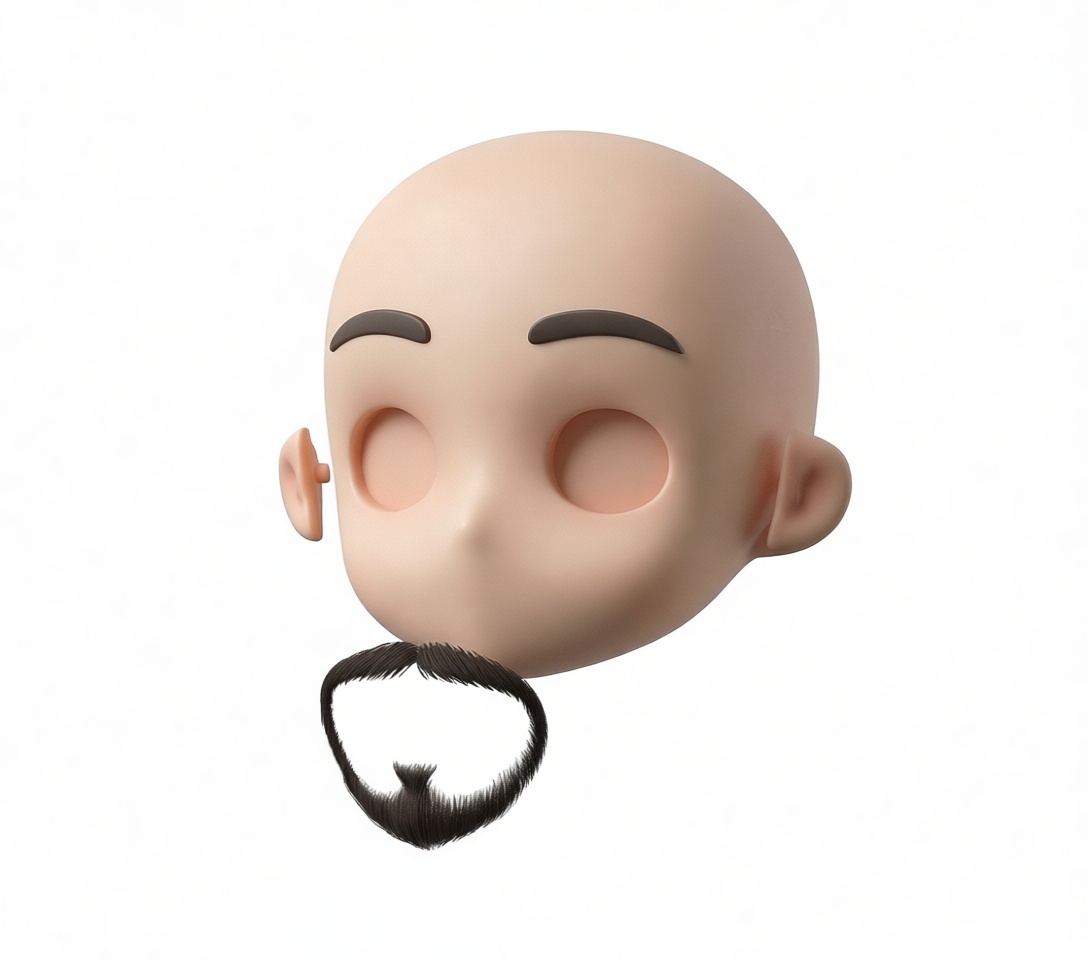 Bald Male Head Bust free 3D printable STL