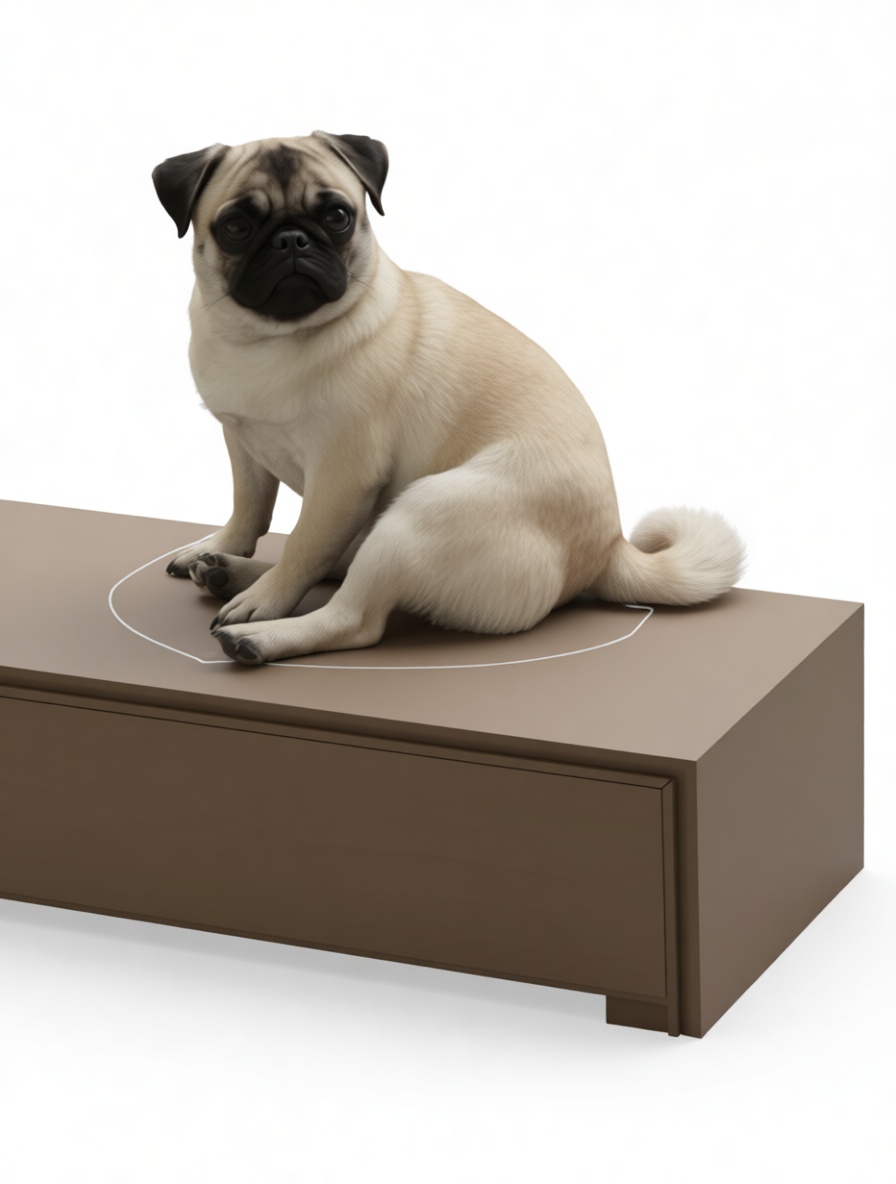 Pug Dog Figurine free 3D printable STL