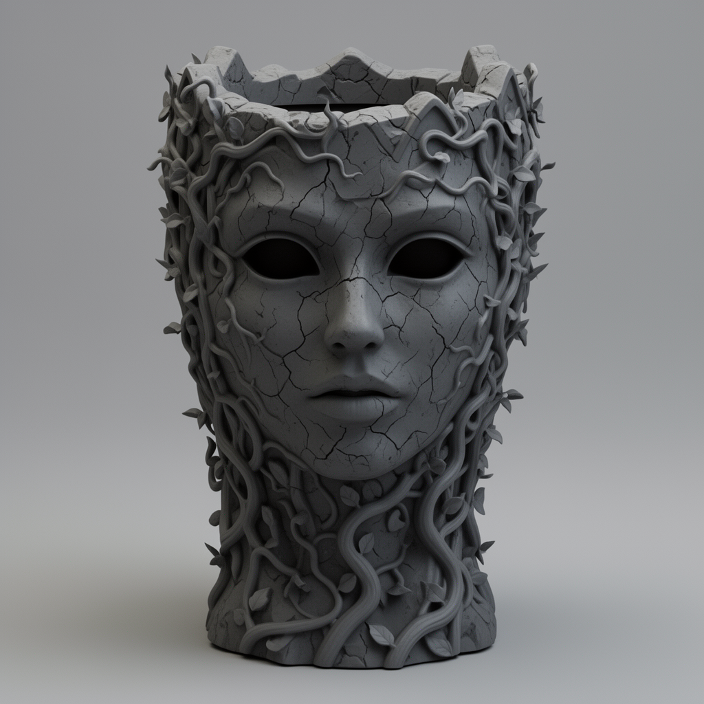 Gothic Face Planter free 3D printable STL