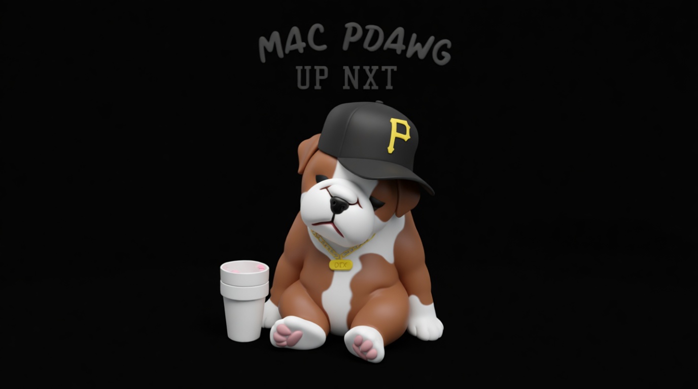 Bulldog Figurine Mac Pdawg free 3D printable STL