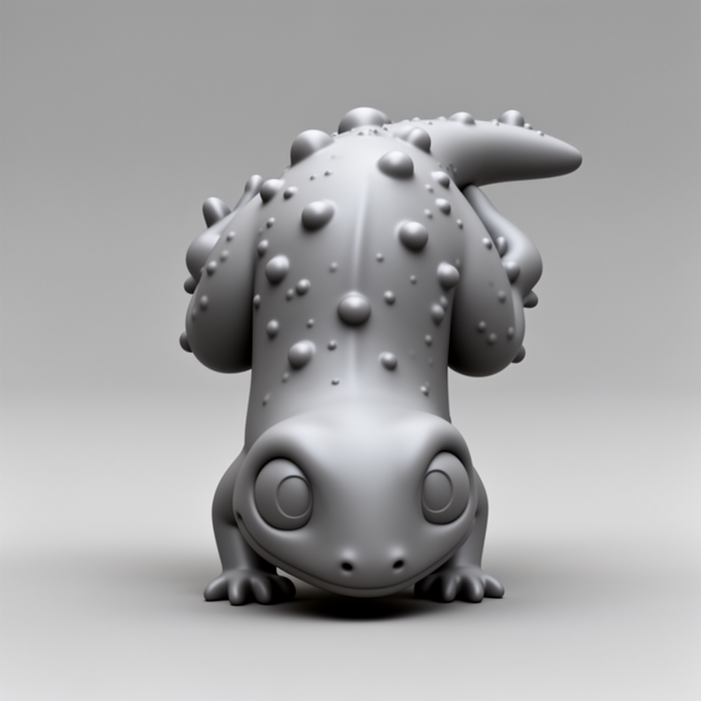 Lizard Somersault Figurine free 3D printable STL