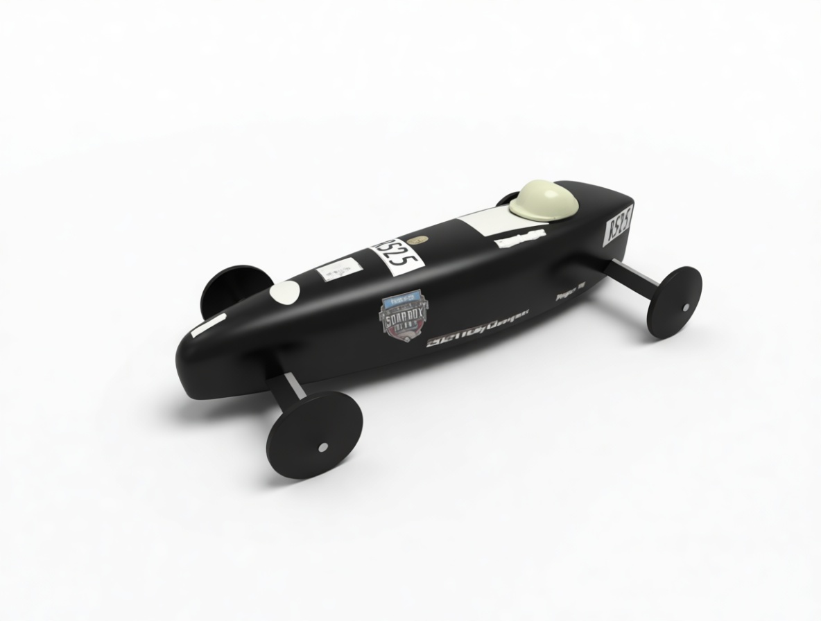 Soapbox Derby Car Model free 3D printable STL