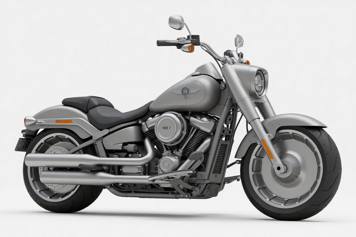 Harley-Davidson Fat Boy Model free 3D printable STL