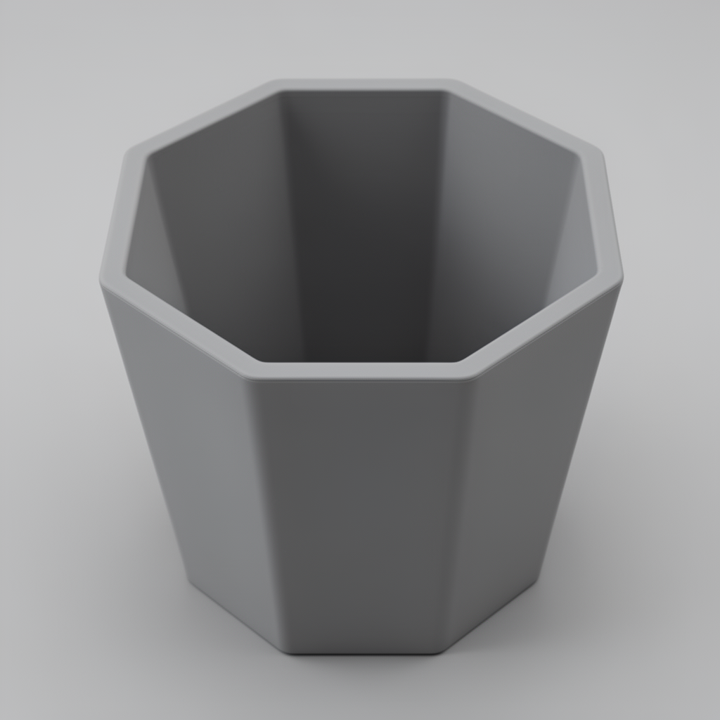 Hexagonal Plant Pot free 3D printable STL