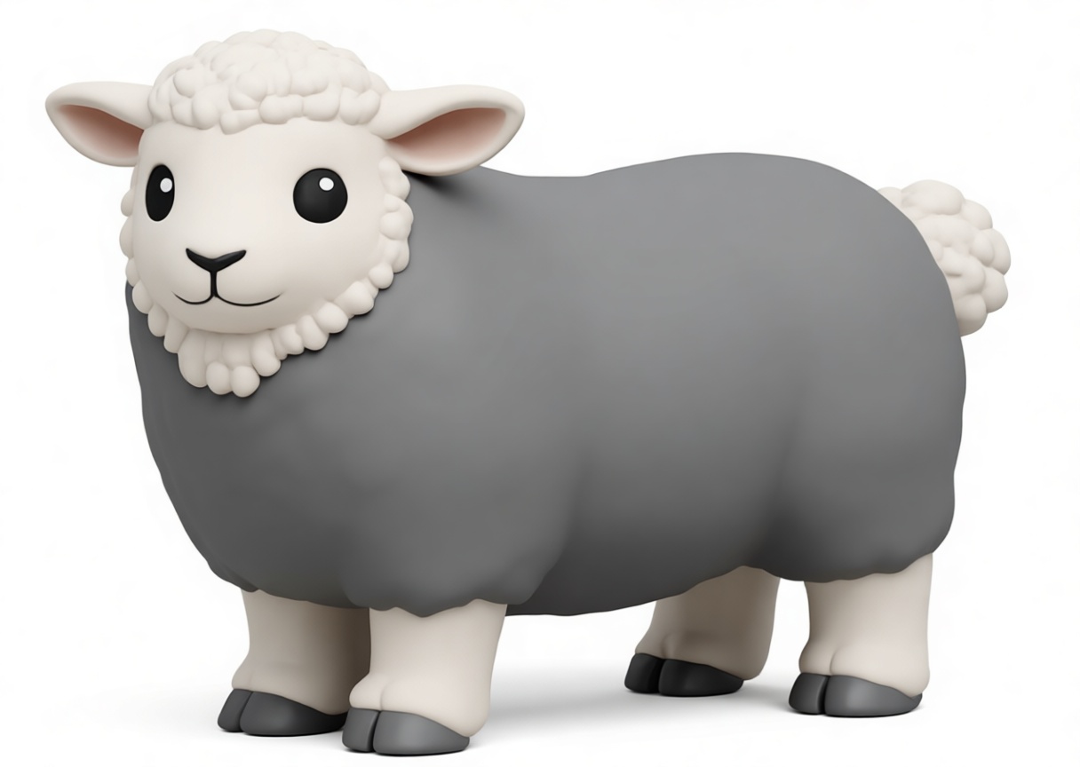 Valais Blacknose Sheep Figurine free 3D printable STL