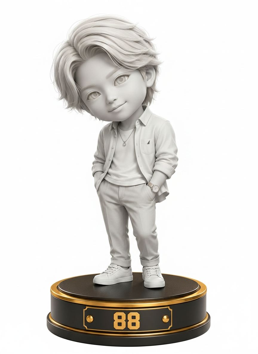 Park Jimin Figurine free 3D printable STL