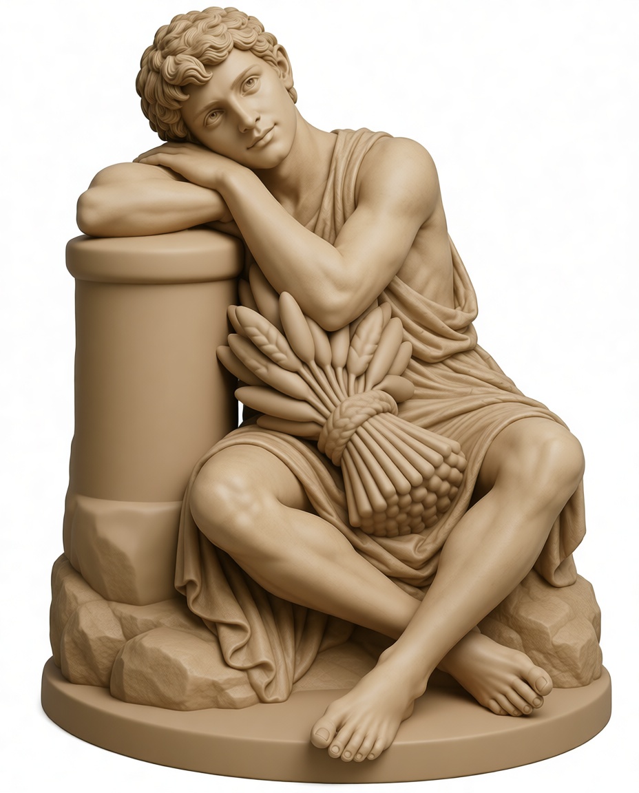 Ancient Greek Youth Statue free 3D printable STL