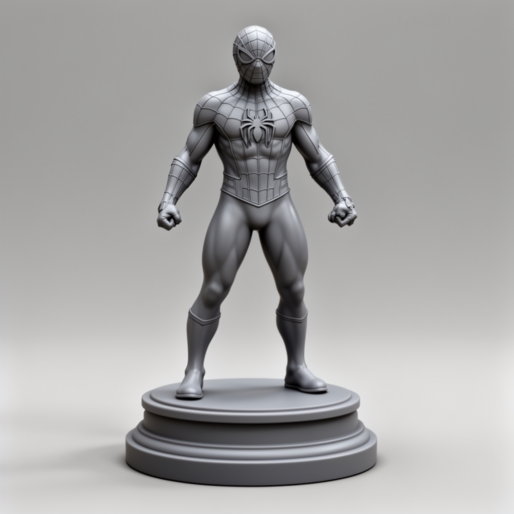 Spider-Man Bust free 3D printable STL