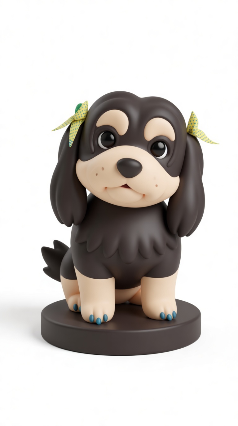 Cavalier King Charles Spaniel Figurine free 3D printable STL