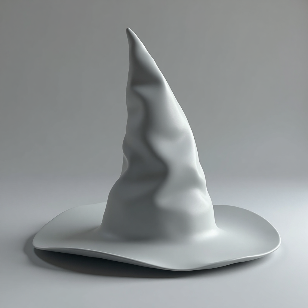 Witch Hat Figurine free 3D printable STL