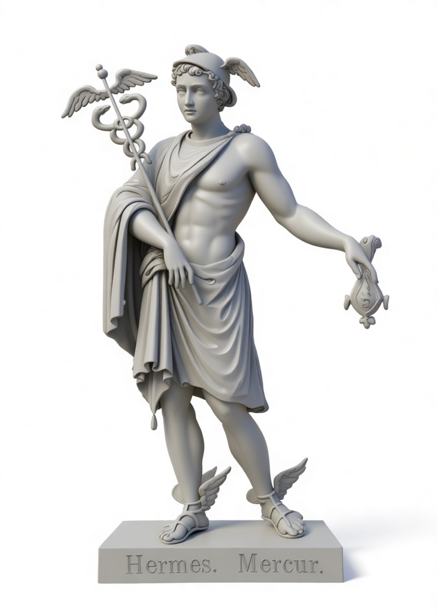 Hermes Statue free 3D printable STL