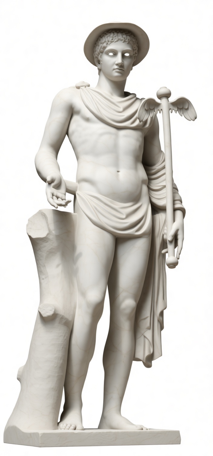 Hermes Statue Figurine free 3D printable STL