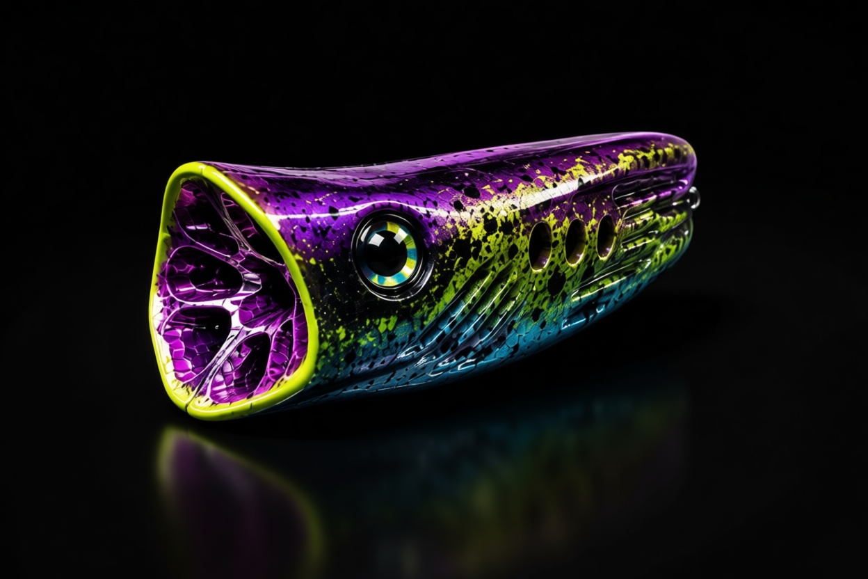 Colorful Fishing Lure Model free 3D printable STL