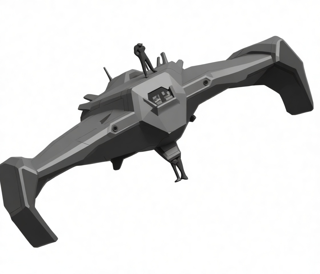 Razor Crest Starship Model free 3D printable STL