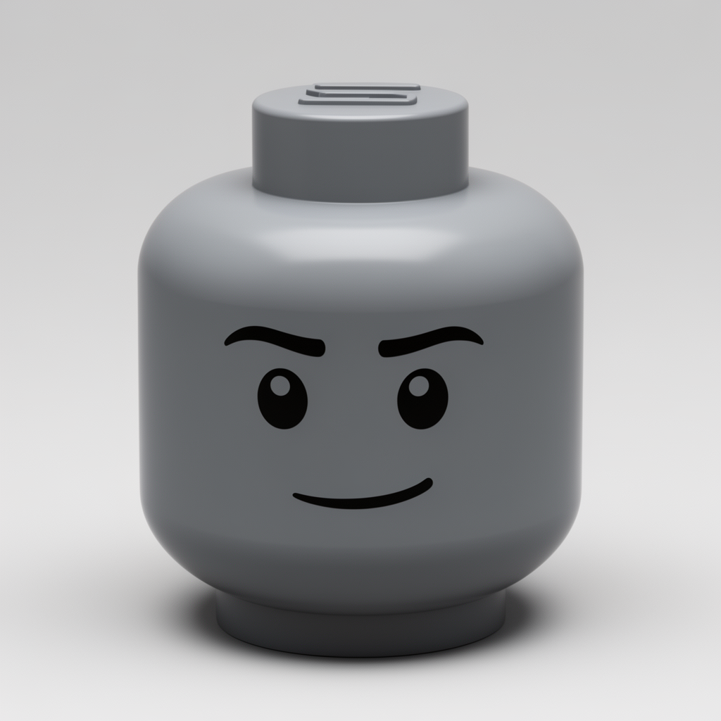 Lego Minifigure Head free 3D printable STL