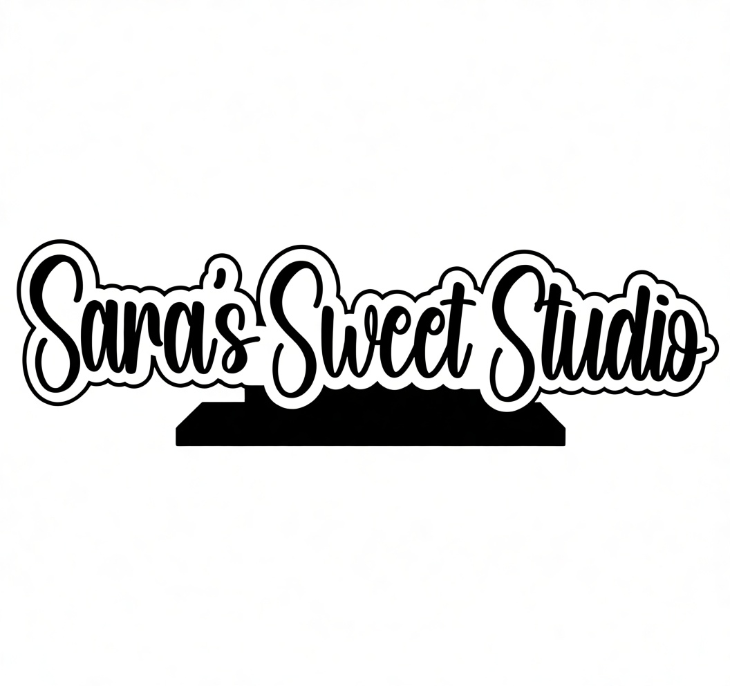 Sara's Sweet Studio Sign - Free 3D Printable STL File