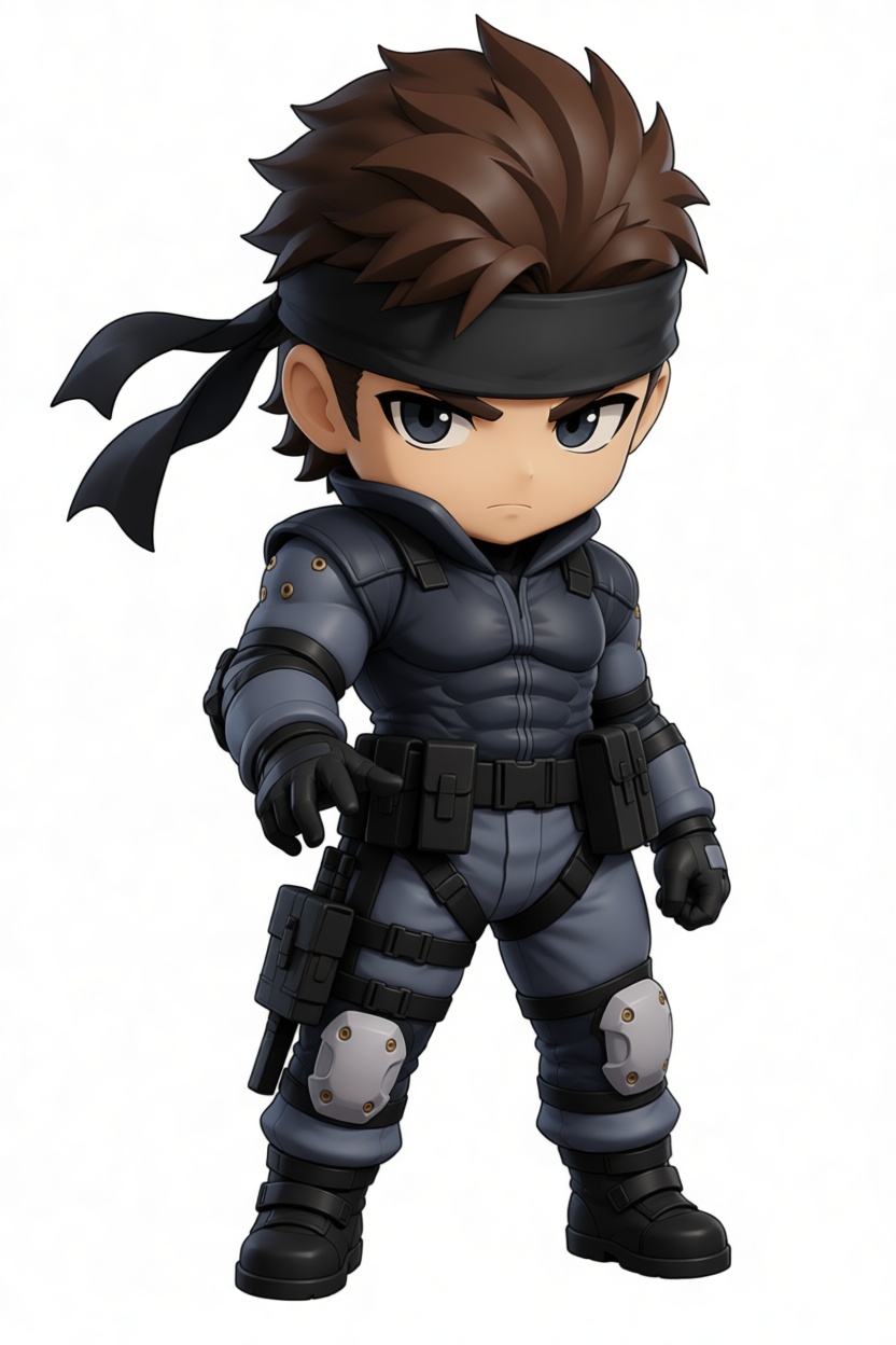 Solid Snake Figurine free 3D printable STL