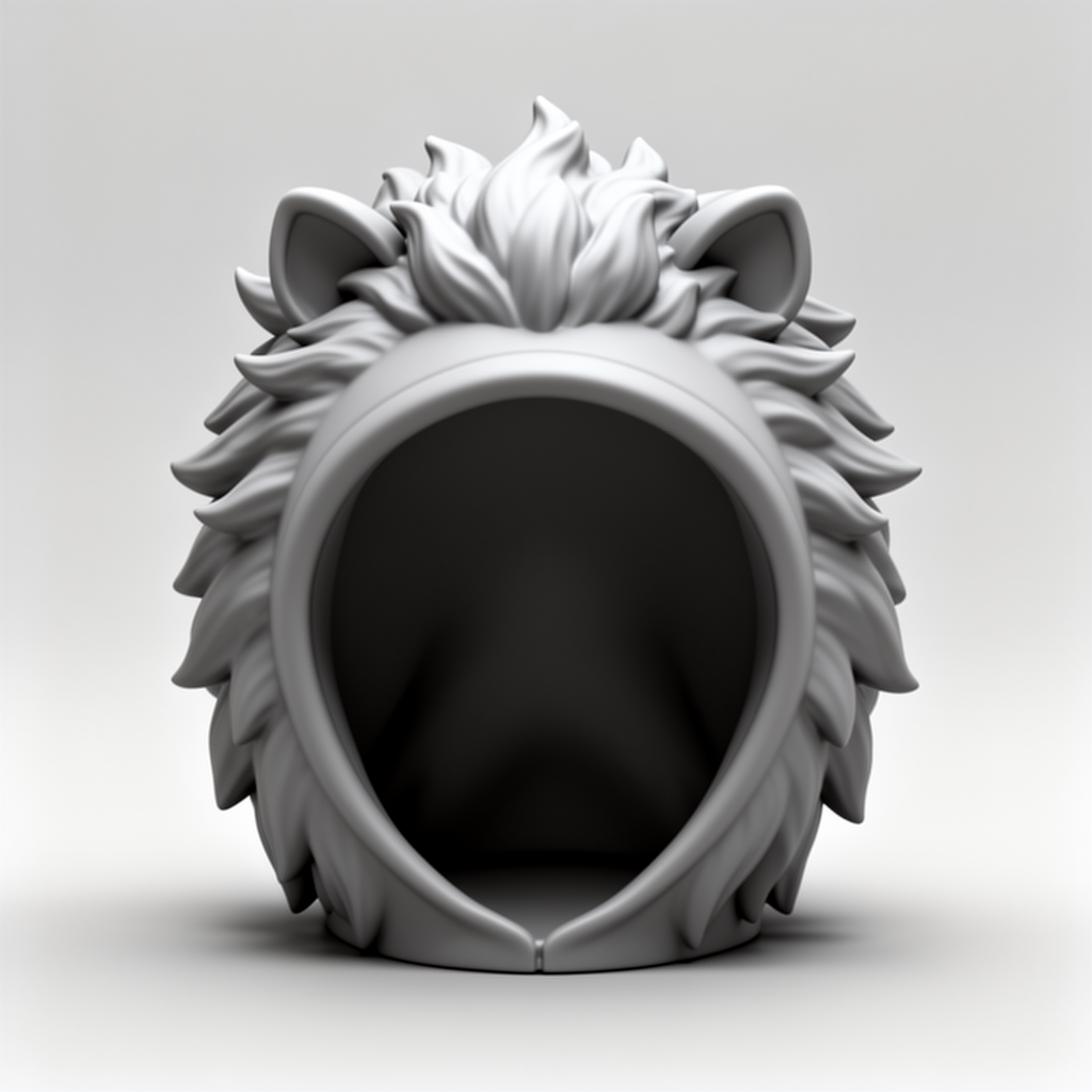 Lion Mane Hood free 3D printable STL